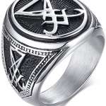 LUCIFER SILVER RING