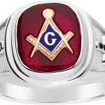 Masonic Silver Ring