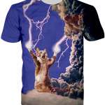 Power cat t-shirt